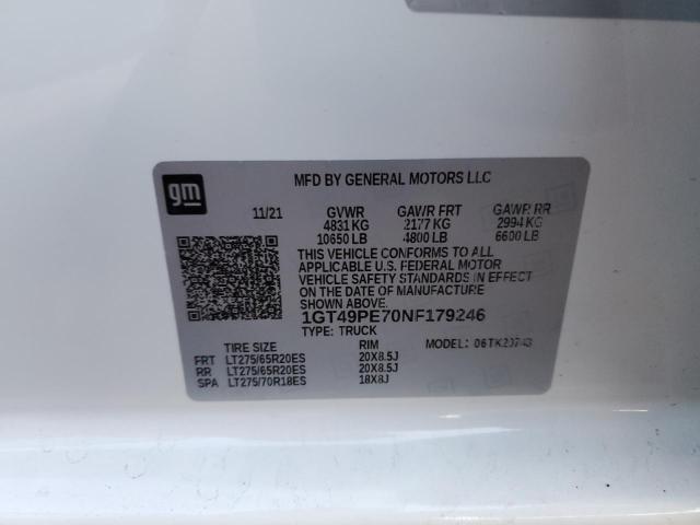 1GT49PE70NF179246 GMC Sierra K2500 At4