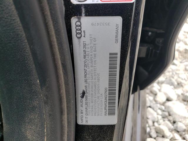2018 AUDI S6 PREMIUM - WAUFFAFC8JN027920