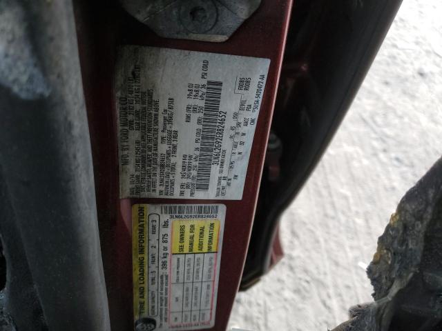 3LN6L2G92ER824652 Lincoln MKZ