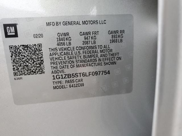 2020 CHEVROLET MALIBU LS - 1G1ZB5ST6LF097754