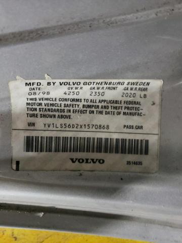 YV1LS56D2X1570868 Volvo S70 Glt