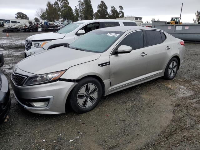 Salvage cars for sale from Copart Vallejo, CA: 2011 KIA Optima Hybrid