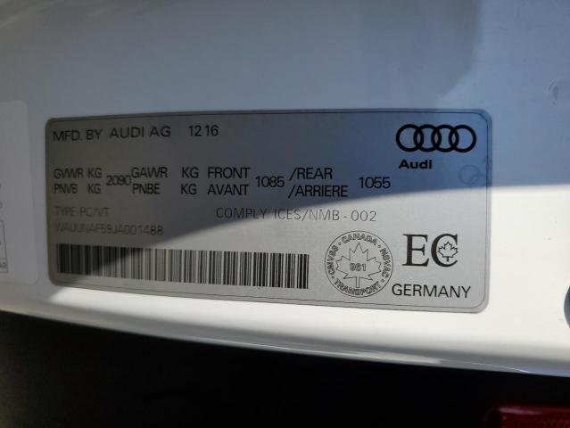 2018 AUDI A5 PRESTIG - WAUUNAF59JA001488