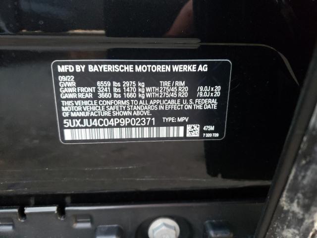 2023 BMW X5 M50I - 5UXJU4C04P9P02371