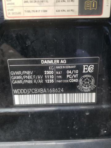 WDDDJ7CBXBA168624 Mercedes-Benz CLS 550