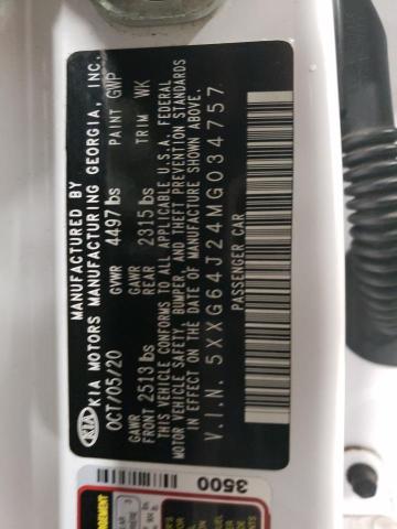 2021 KIA K5 GT LINE - 5XXG64J24MG034757