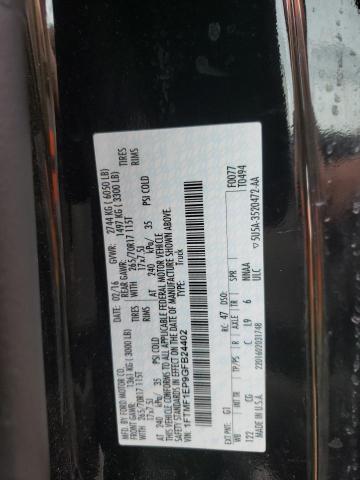 2016 FORD F150 - 1FTMF1EP9GFB24402