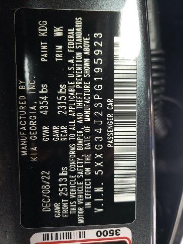 2023 KIA K5 EX - 5XXG34J23PG195923