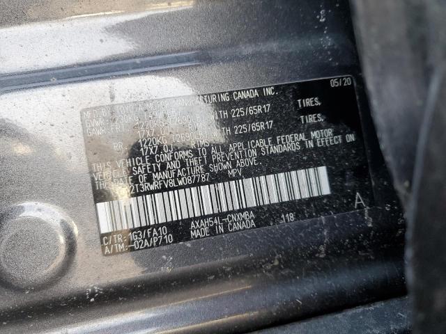 2020 TOYOTA RAV4 XLE - 2T3RWRFV8LW087787