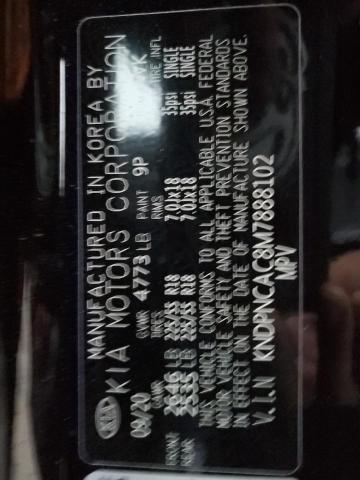 KNDPNCAC8M7888102 KIA Sportage Ex