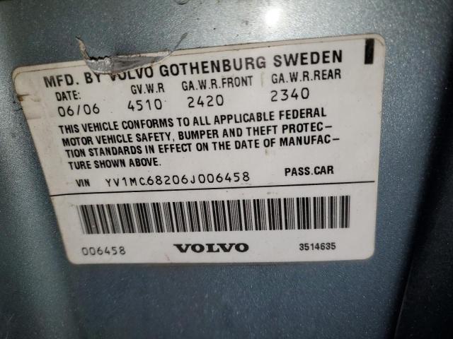 YV1MC68206J006458 Volvo C70