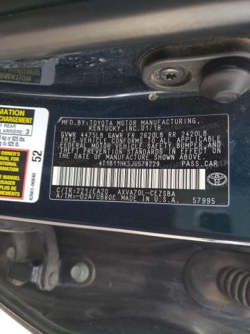 2018 TOYOTA CAMRY L - 4T1B11HK5JU578229