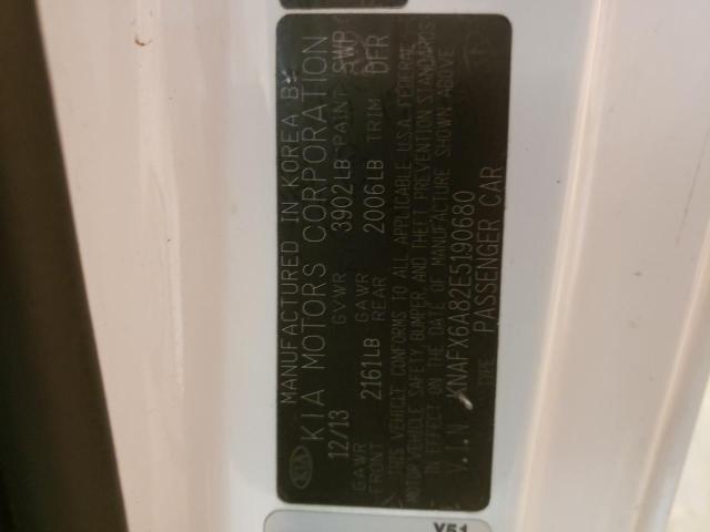 KNAFX6A82E5190680 KIA FORTE EX