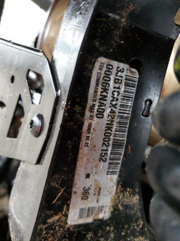 2022 CAN-AM COMMANDER - 3JB1CAX42NK002152