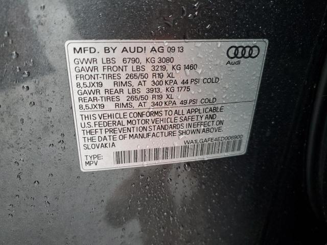 VIN WA1LGAFE4ED006900 2014 AUDI Q7 no.13