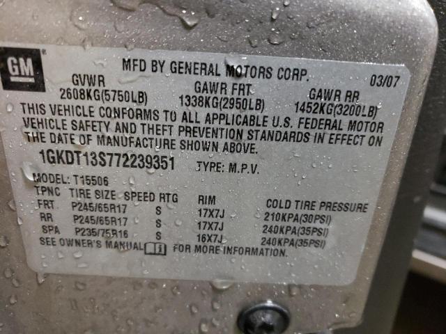1GKDT13S772239351 GMC Envoy