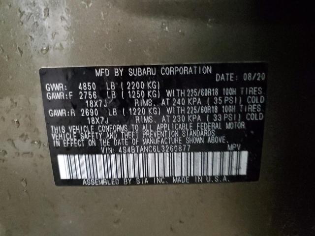 4S4BTANC6L3260877 Subaru Outback Limited