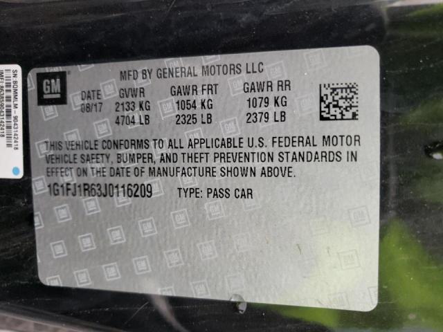 2018 CHEVROLET CAMARO ZL1 - 1G1FJ1R63J0116209