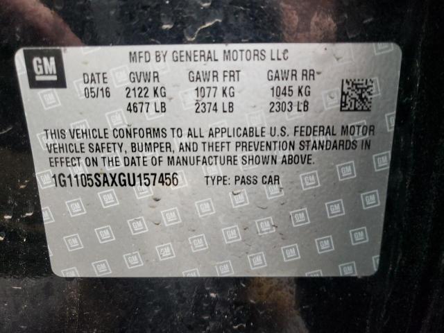 2016 CHEVROLET IMPALA LT - 1G1105SAXGU157456