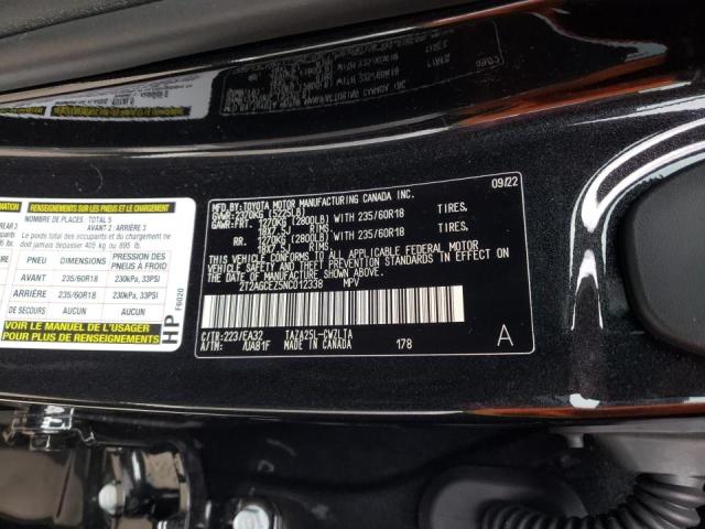 2022 LEXUS NX 350 2T2AGCEZ5NC012338