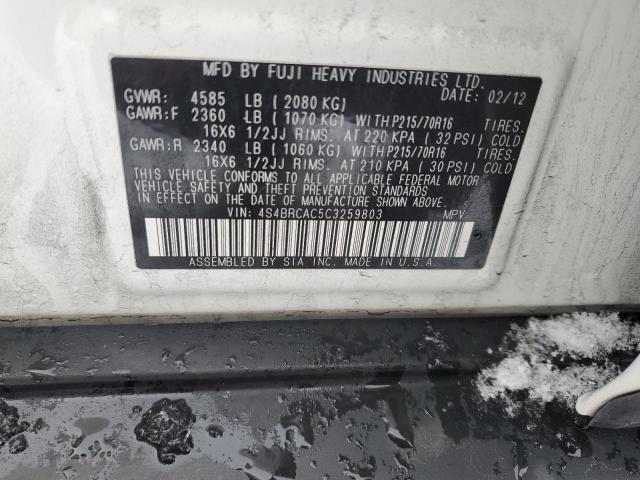 4S4BRCAC5C3259803 Subaru Outback 2.5i