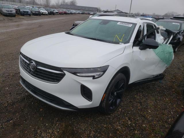 Salvage cars for sale from Copart Davison, MI: 2022 Buick Envision Essence