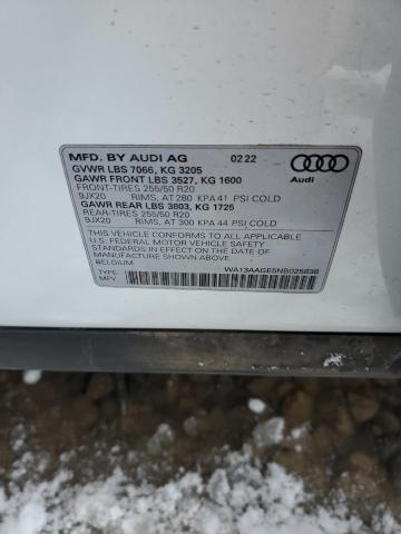 WA13AAGE5NB025838 Audi e-tron 2022. Фото: 12