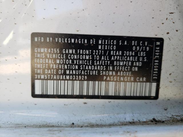 2019 VOLKSWAGEN GTI S - 3VW5T7AU8KM033929