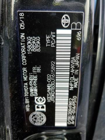 2018 TOYOTA PRIUS C - JTDKDTB30J1615892