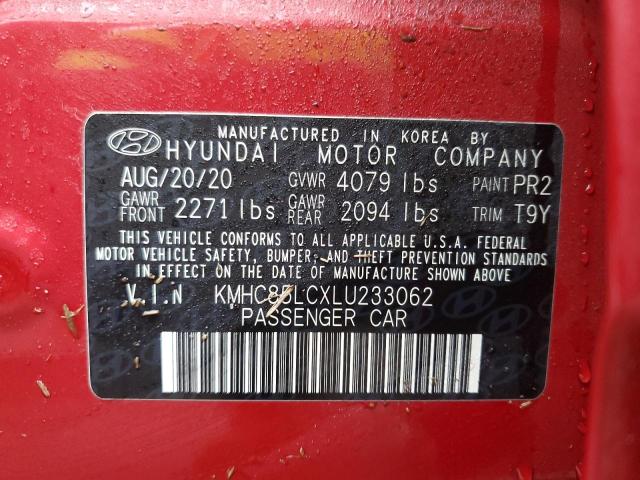 2020 HYUNDAI IONIQ SEL - KMHC85LCXLU233062