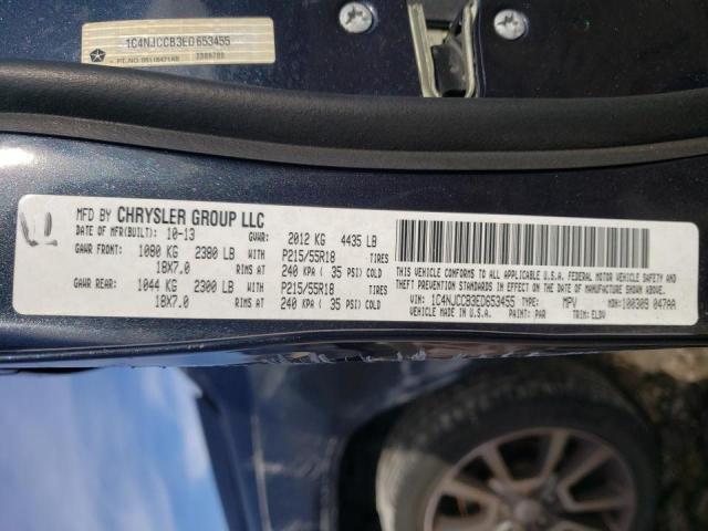 1C4NJCCB3ED653455 Jeep Compass