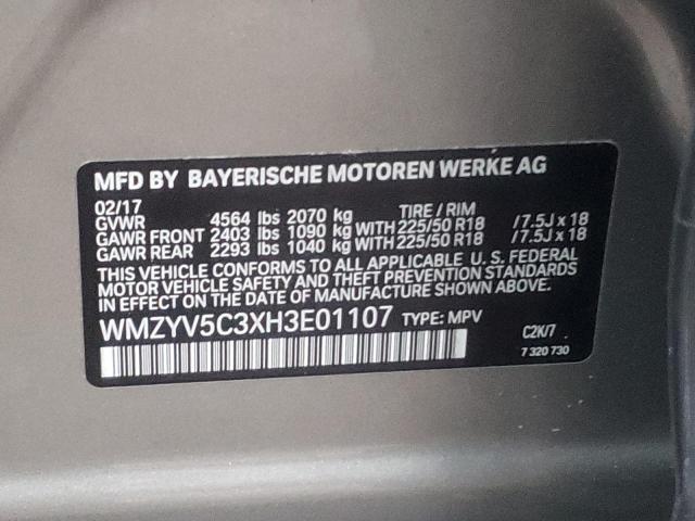 WMZYV5C3XH3E01107 Mini Cooper