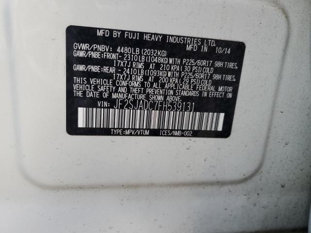 JF2SJADC7FH539131 Subaru Forester 2.5i Premium