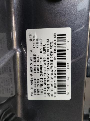 2017 ACURA TLX ADVANC 19UUB2F76HA002001