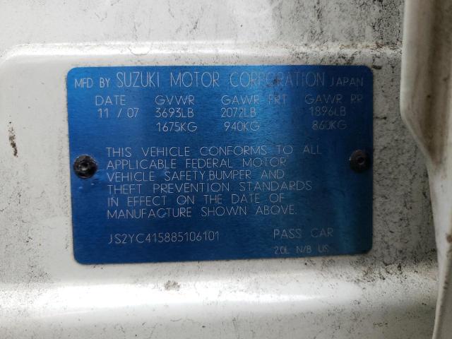 JS2YC415885106101 Suzuki SX4