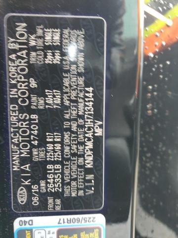 KNDPMCAC1H7134144 KIA Sportage Lx