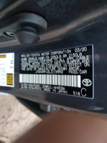 2020 TOYOTA PRIUS L - JTDKARFU3L3119992