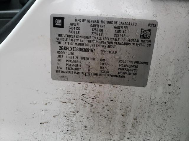2GKFLXE33D6309167 GMC Terrain Slt