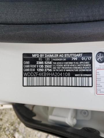 WDDZF4KB9HA204108 Mercedes-Benz E 300 4matic