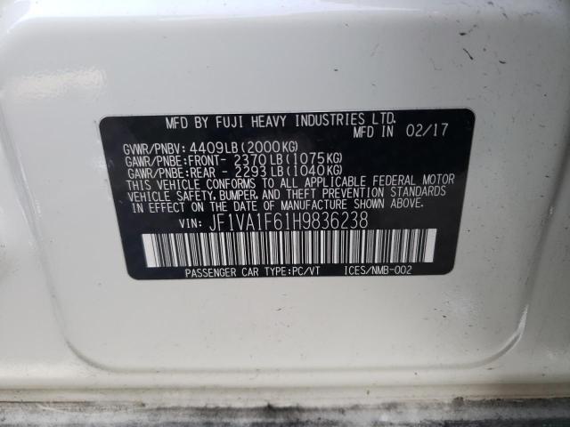 2017 SUBARU WRX PREMIU - JF1VA1F61H9836238