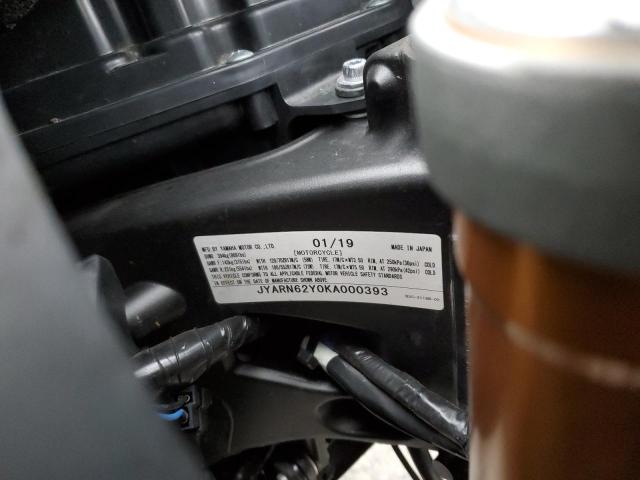 2019 YAMAHA MTT09 GTC JYARN62Y0KA000393
