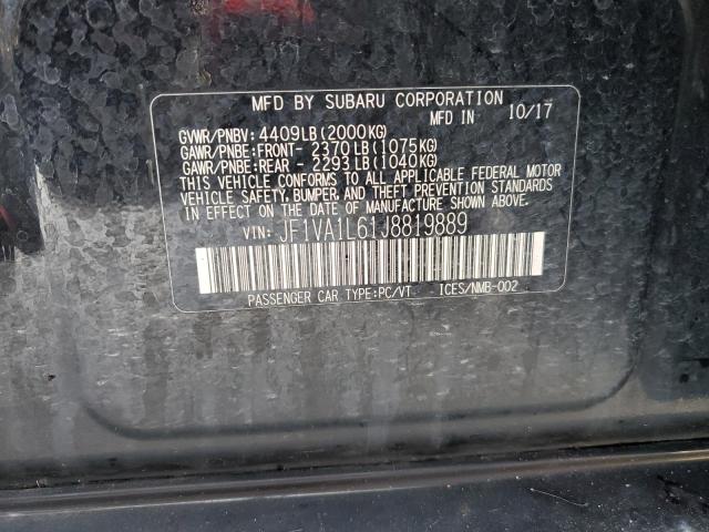 JF1VA1L61J8819889 Subaru Wrx Limited