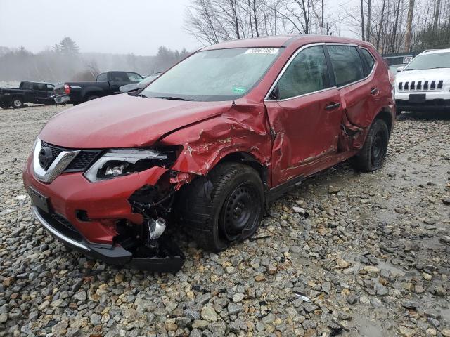 Salvage cars for sale from Copart Candia, NH: 2016 Nissan Rogue S