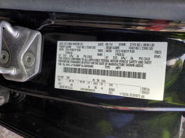 5LMCJ1A98FUJ20040 Lincoln MKZ