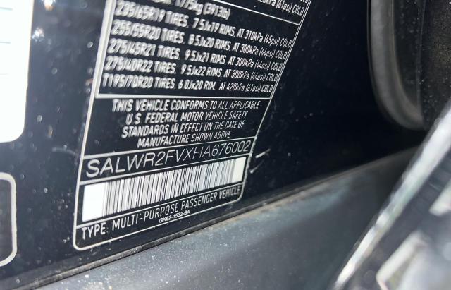 SALWR2FVXHA676002 Land Rover RANGEROVER