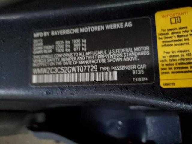 WMWZC3C52GWT07729 Mini Cooper S Countryman