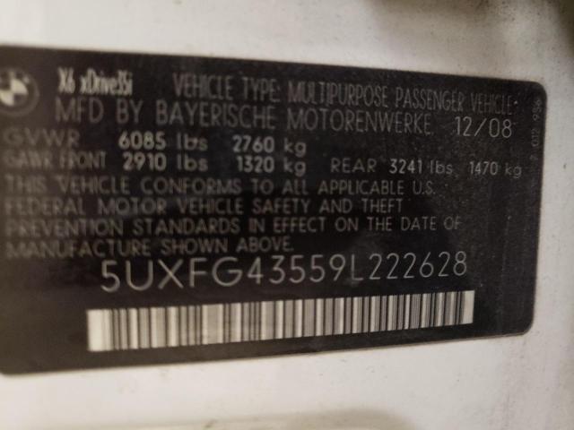5UXFG43559L222628 BMW X6 Xdrive35i