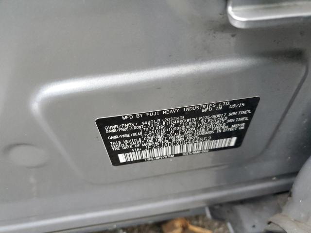 JF2SJADCXGG444652 Subaru Forester 2.5i Premium