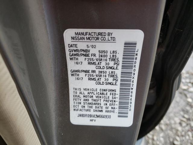 JN8DR09X42W664930 Nissan Pathfinder Le