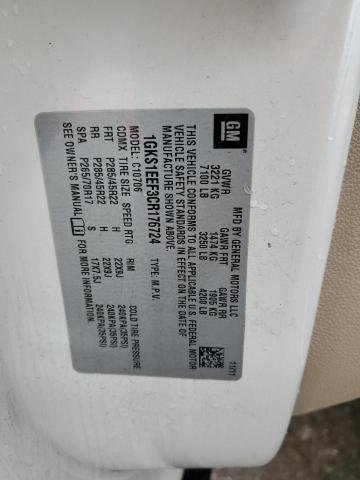 1GKS1EEF3CR176724 GMC YUKON DENALI